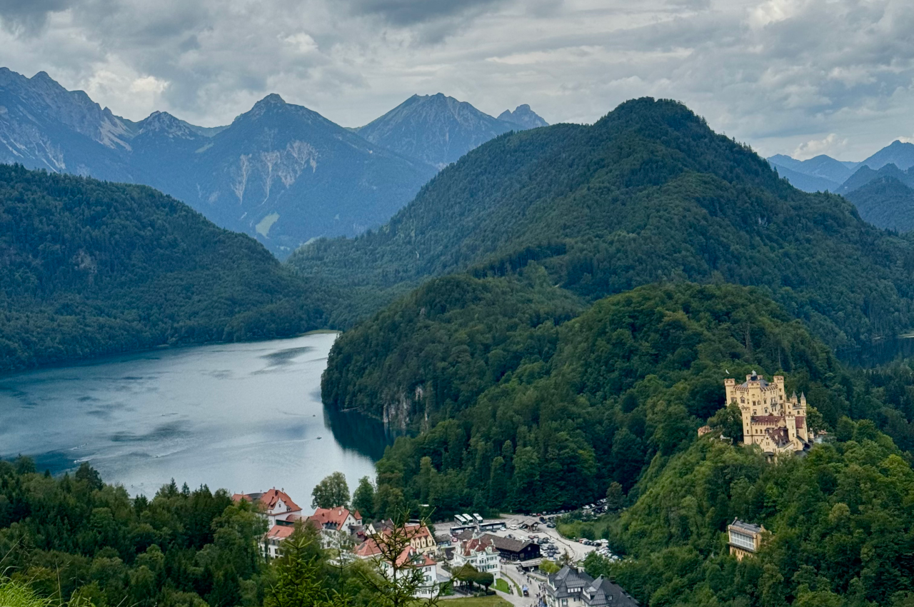 Caminho para o Castelo de Neuschwanstein