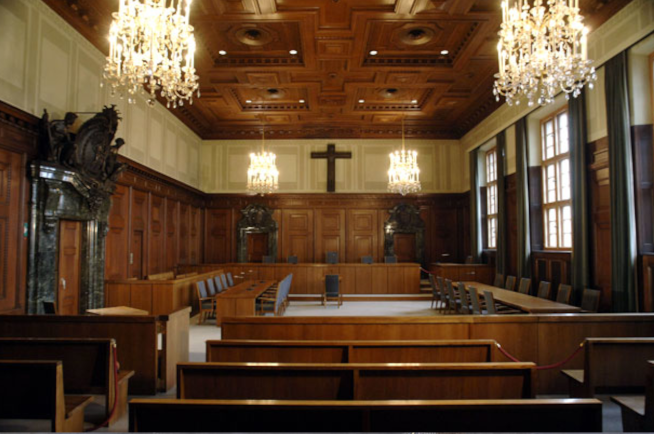 Sala 600 no Palácio da Justiça de Nuremberg